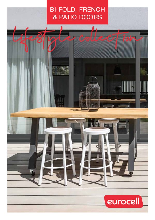 Bi-fold, French & Patio Doors brochure cover