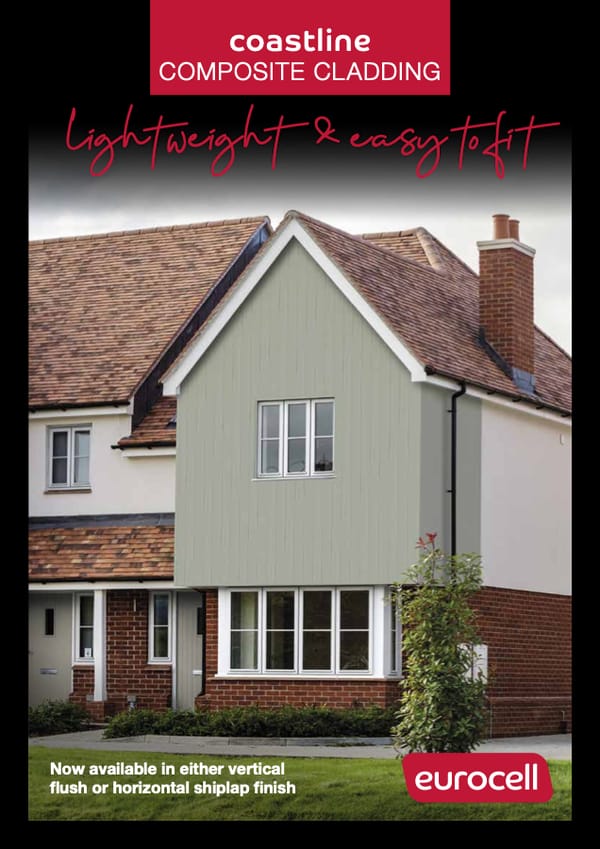 Coastline composite cladding brochure cover