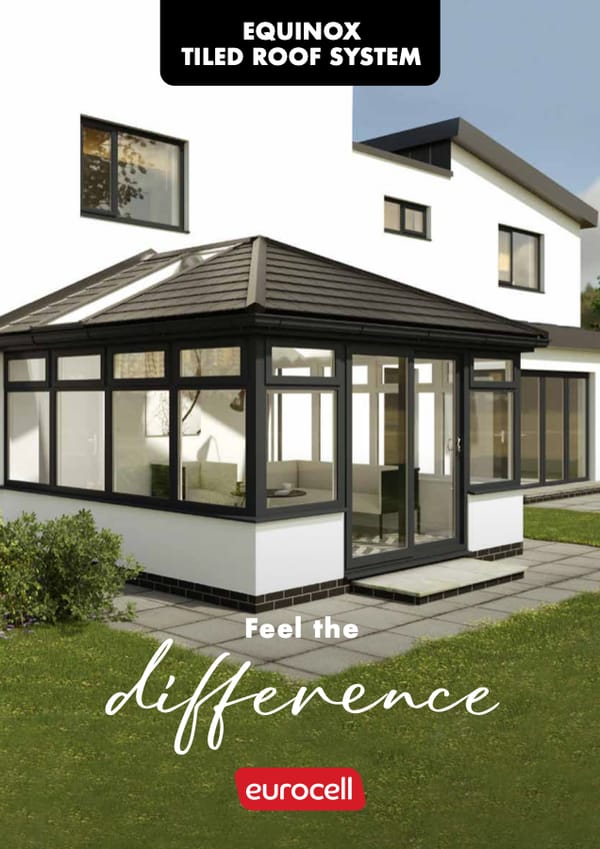 Equinox tiled roof system brochure cover