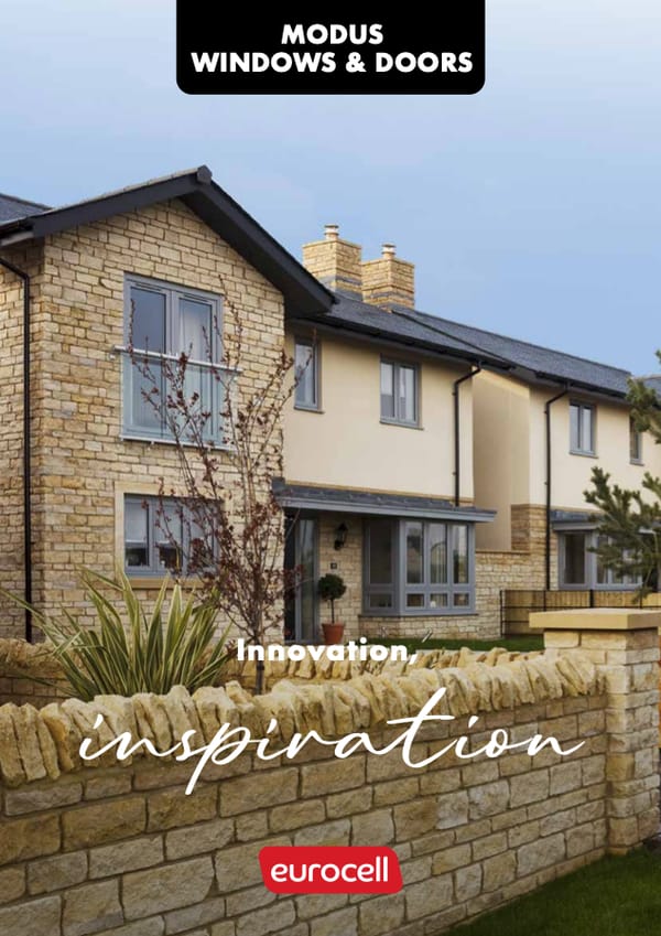 Modus Windows & Doors brochure cover