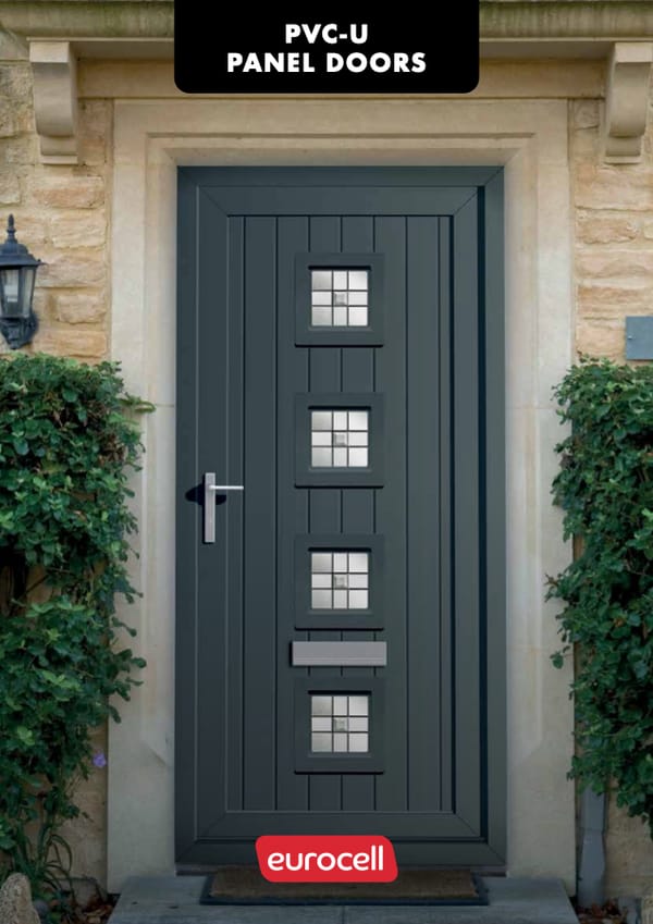 PVC-U Panel Doors brochure cover