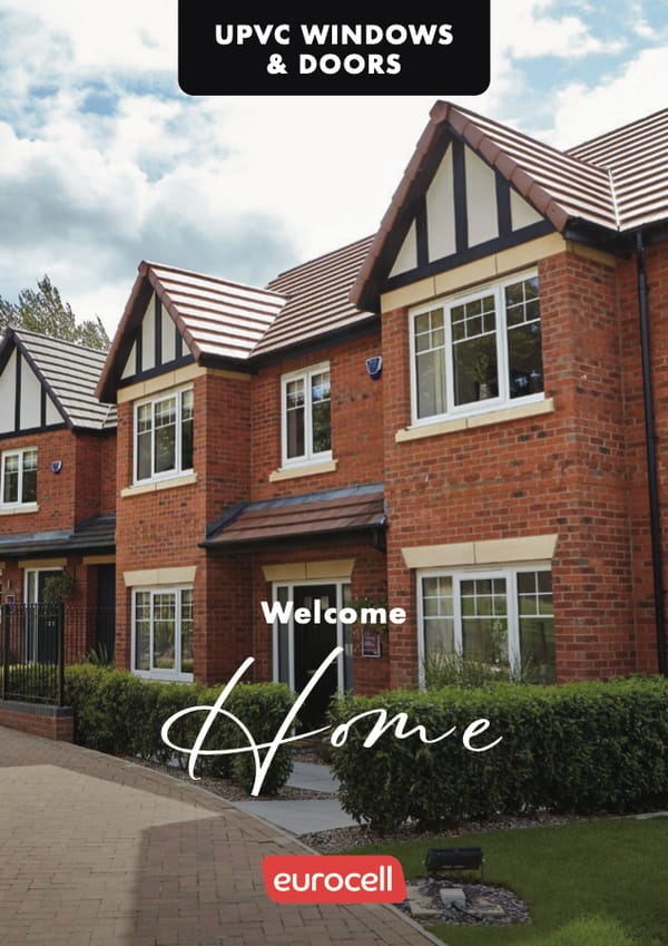 uPVC Windows & Doors – welcome home brochure cover