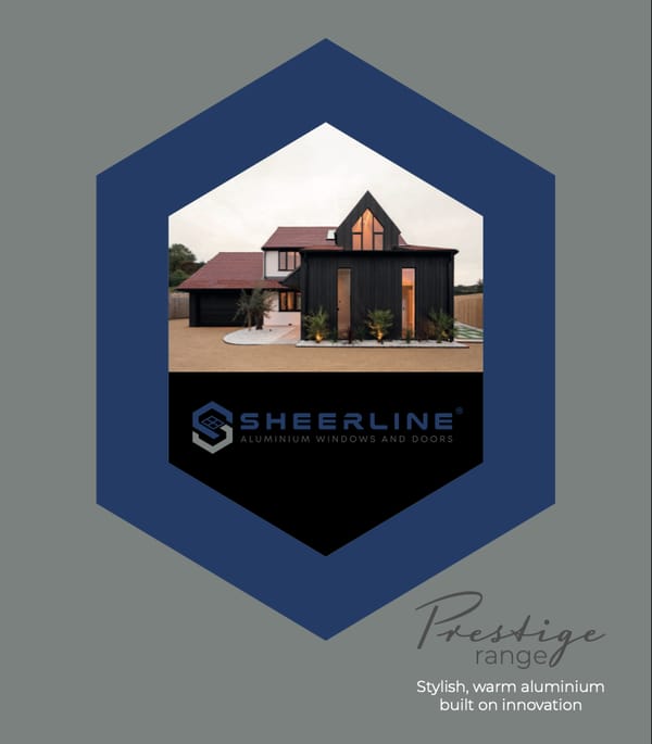 Prestige Range – aluminium windows & doors brochure cover