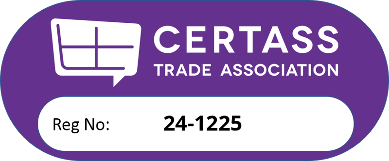 Certass Trade Association registered installer, registration 24-1225